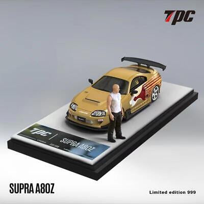 TPC Toyota Supra A80Z Slap Jack’s Gold 1993 Fast & Furious with Figure