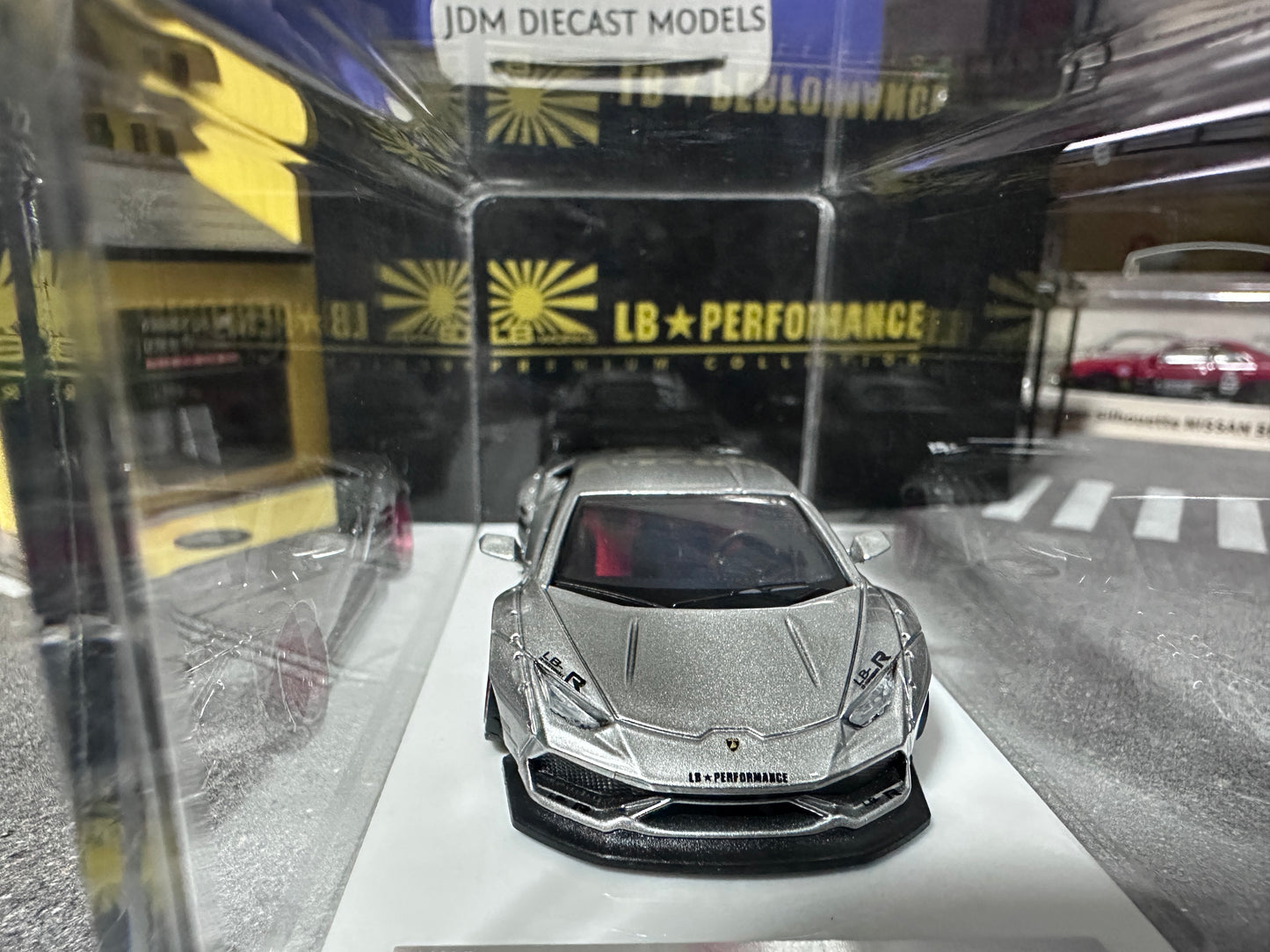 LB PERFORMANCE 1:64 LIBERTY WALK LB-WORKS Huracan LP610 Chrome Resin