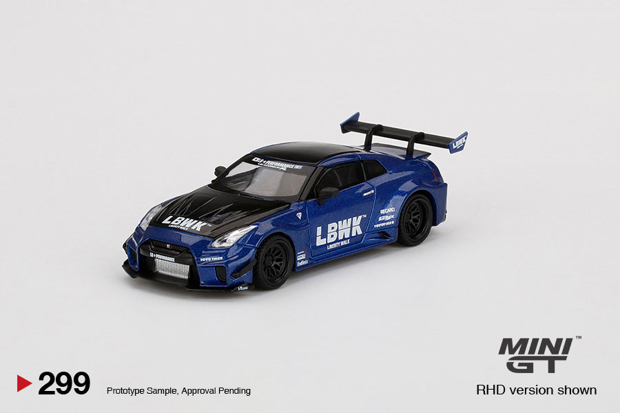 MiniGT LB-Silhouette WORKS GT NISSAN 35GT-RR Ver.2 LBWK Blue MGT00299