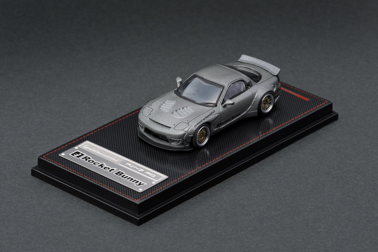Ignition Model Rocket Bunny RX-7 (FD3S) Titanium Gray IG1743 Singapore Diecast Exclusive