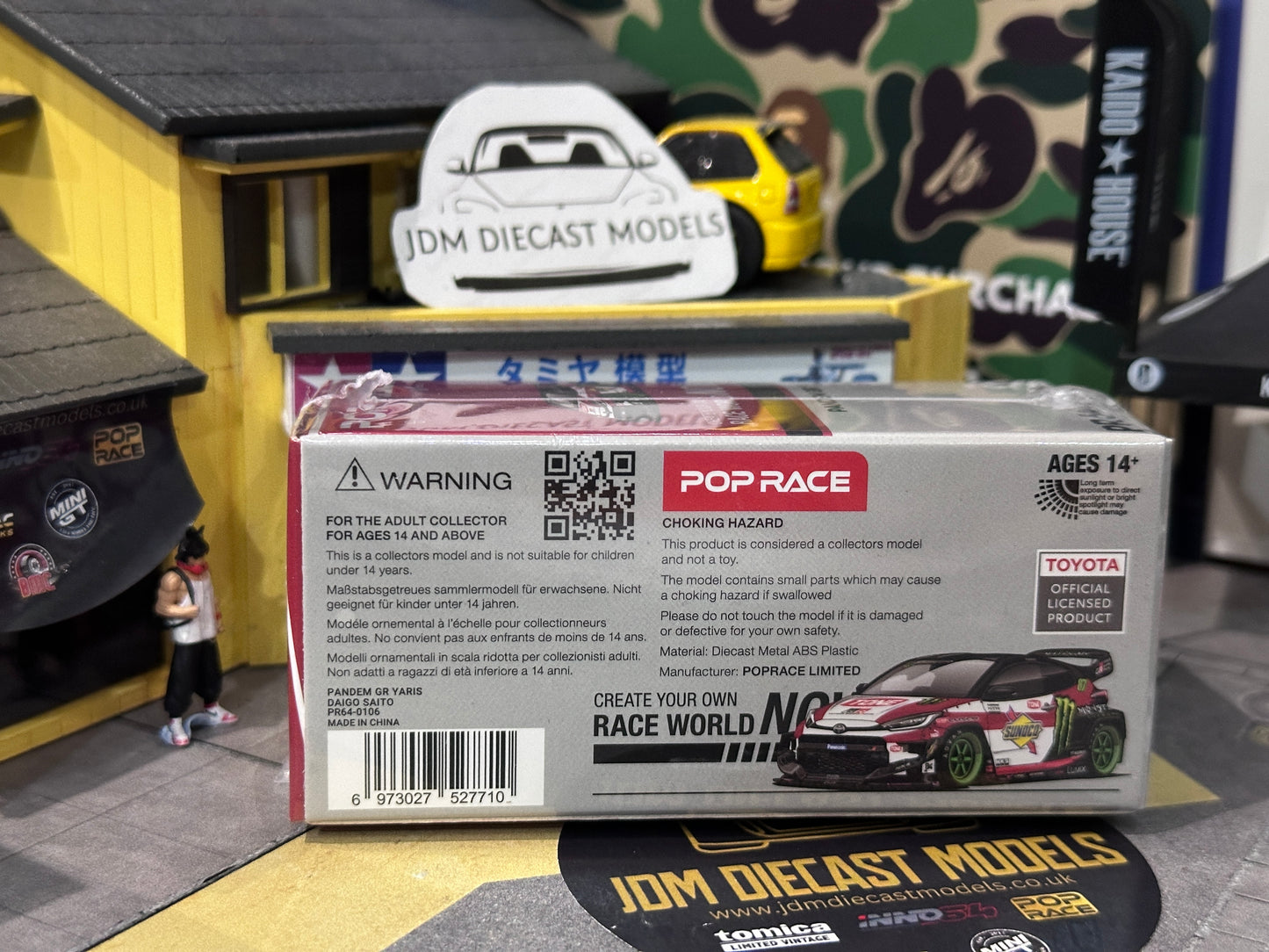 Poprace 1/64 Toyota GR Yaris Sunoco Daigo Saito PR64-106