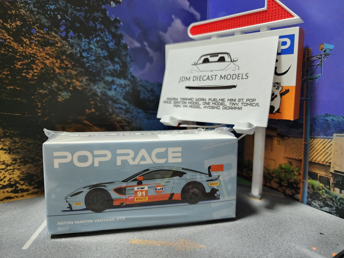 Poprace Aston Martin Vantage GT3 Gulf