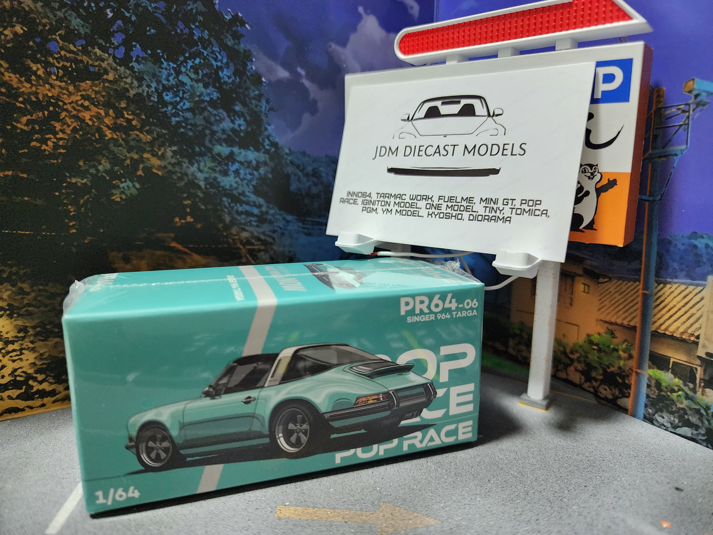 Poprace Singer 964 Targa Tiffany Blue