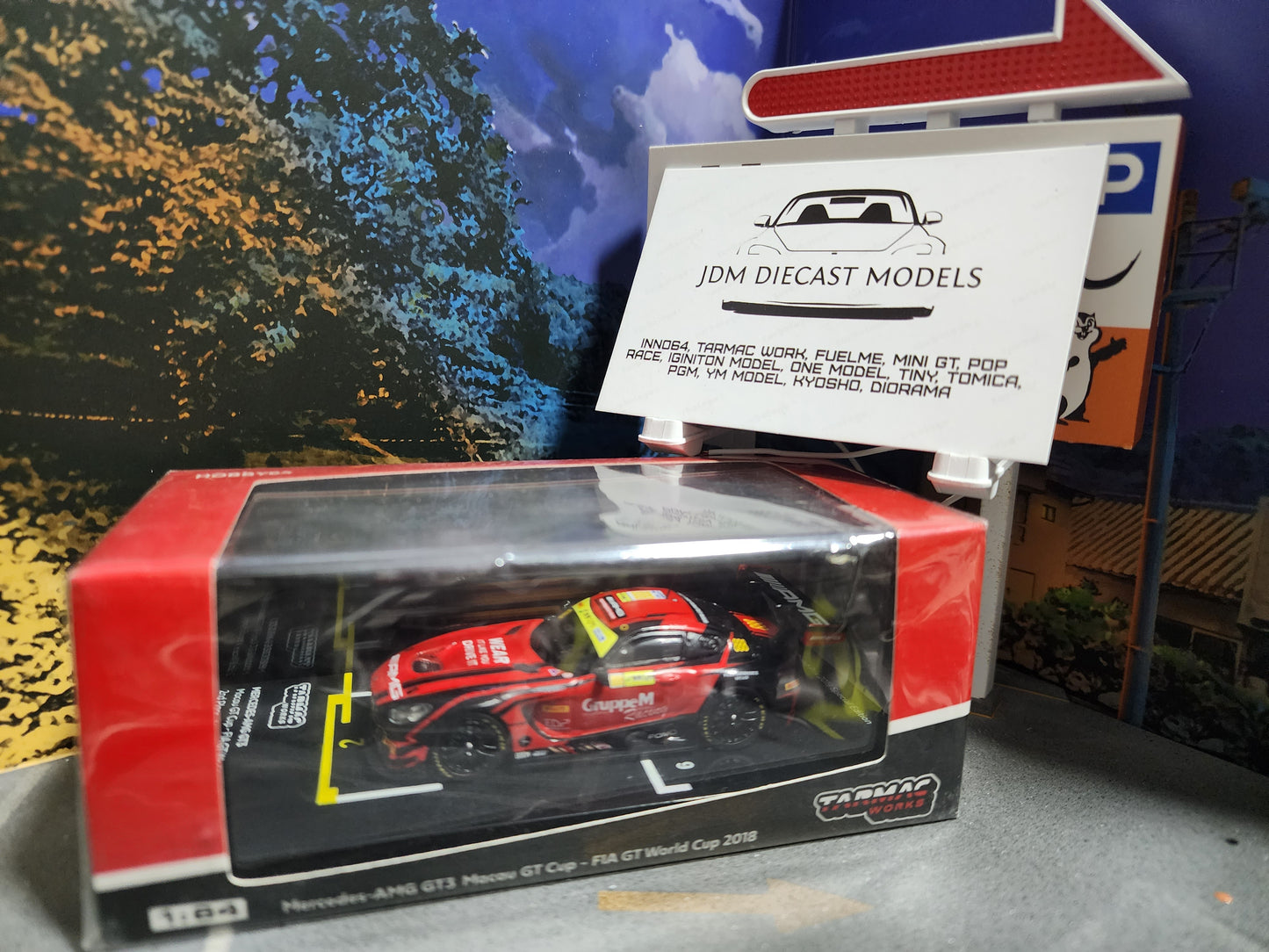 Tarmac Works Mercedes-AMG GT3 Macau GT Cup FIA GT World Cup 2018 2nd Place Maro Engel Macau Special