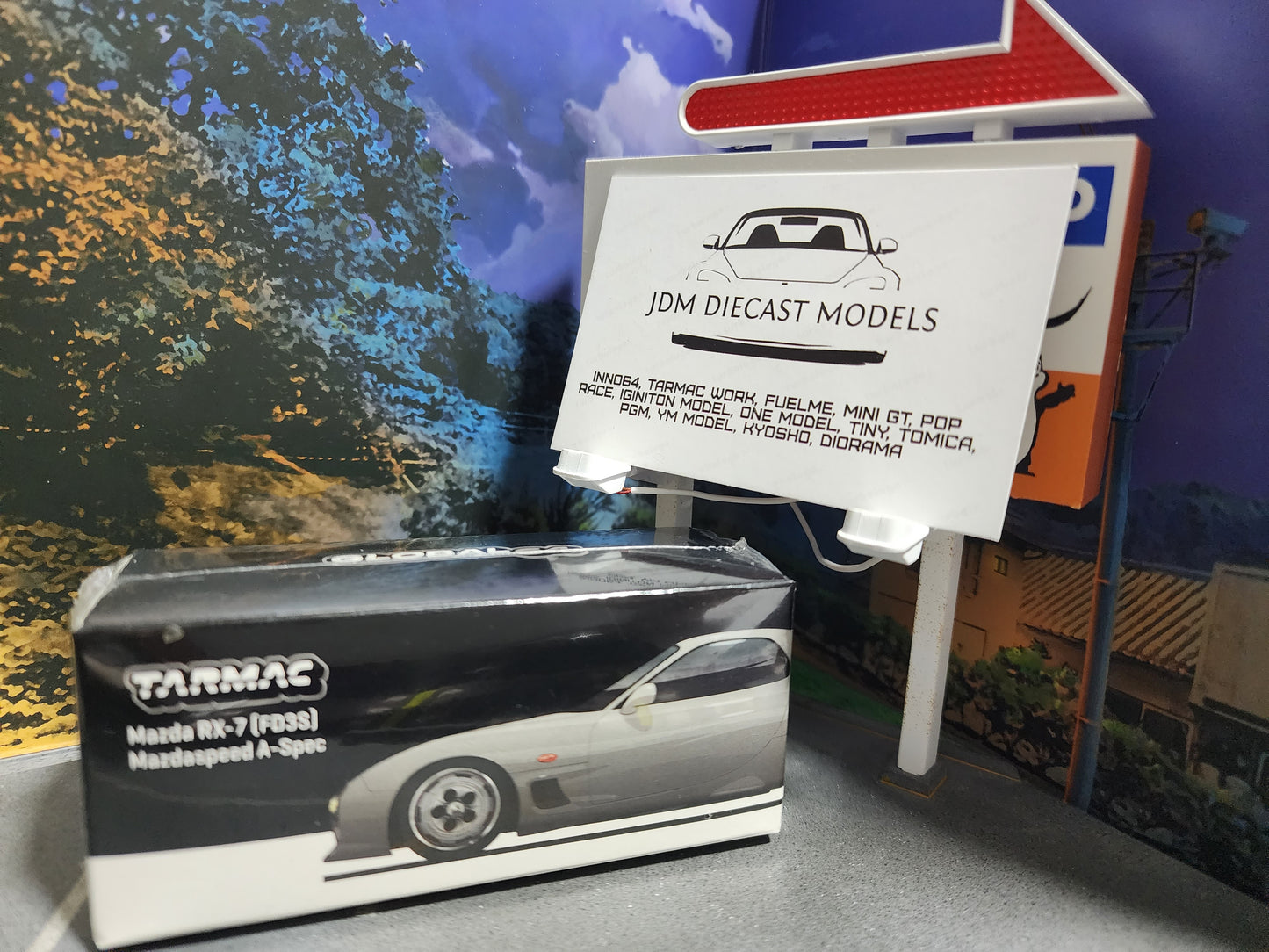 Tarmac Works Mazda RX-7 FD3S Mazdaspeed A-Spec Silver Stone Metallic