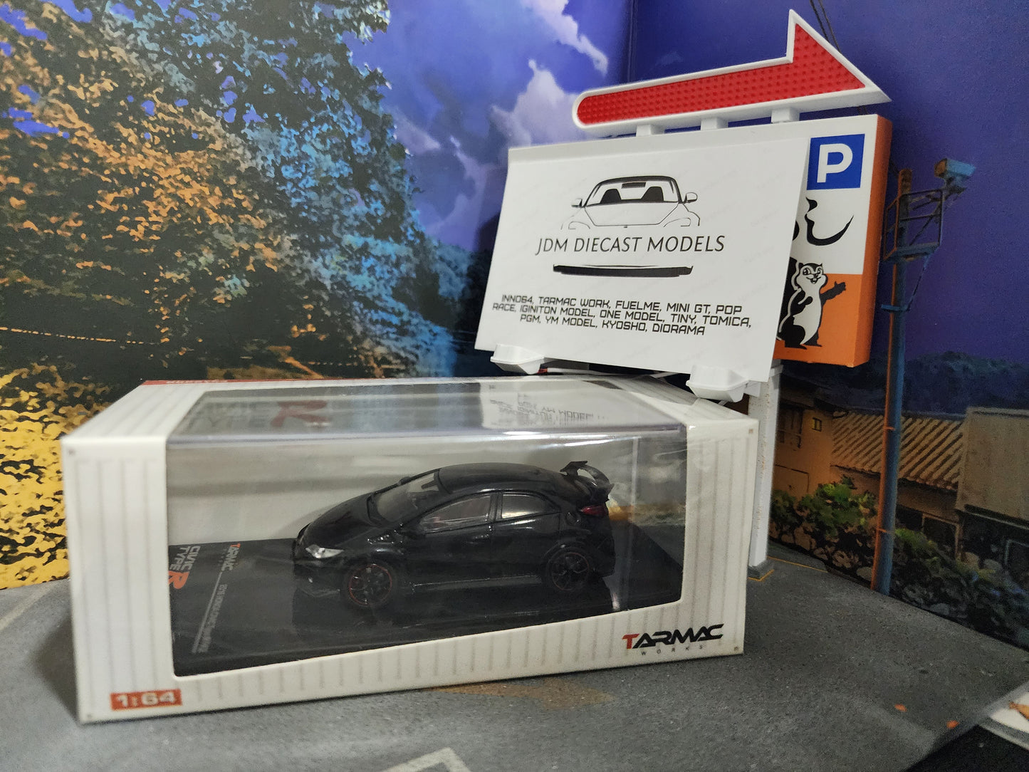 Tarmac Works Honda Civic Type-R FK2 2016 Crystal Black Pearl