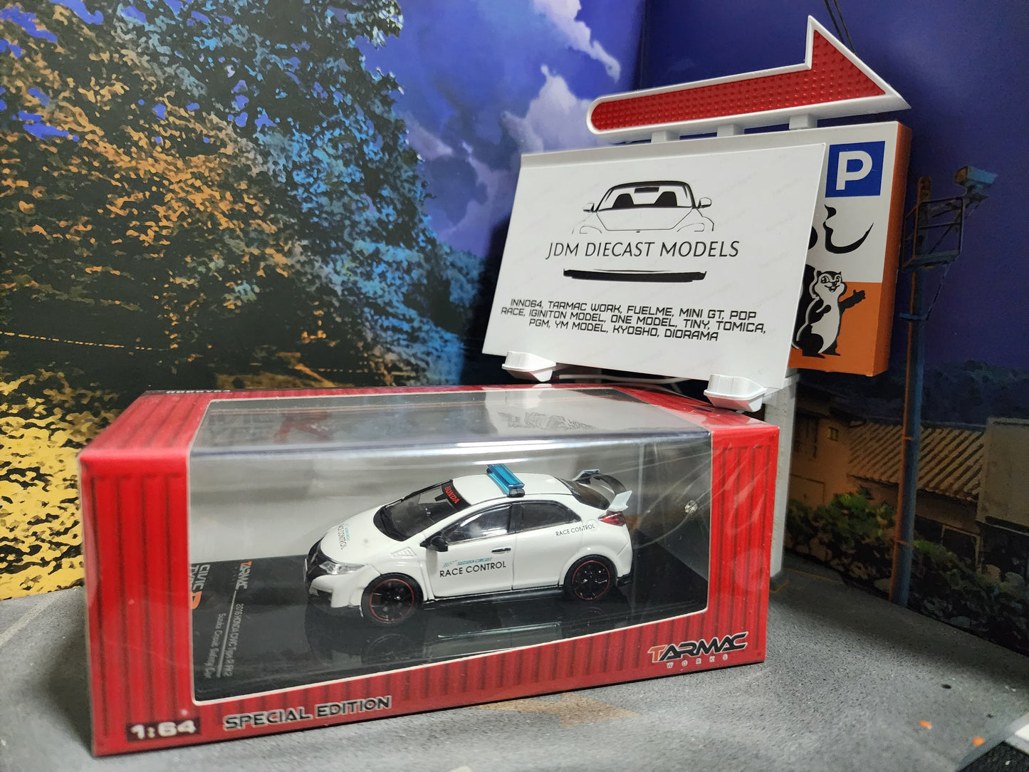 Tarmac Works Honda Civic Type-R FK2 Suzuka Circuit Safety Car 1248pcs