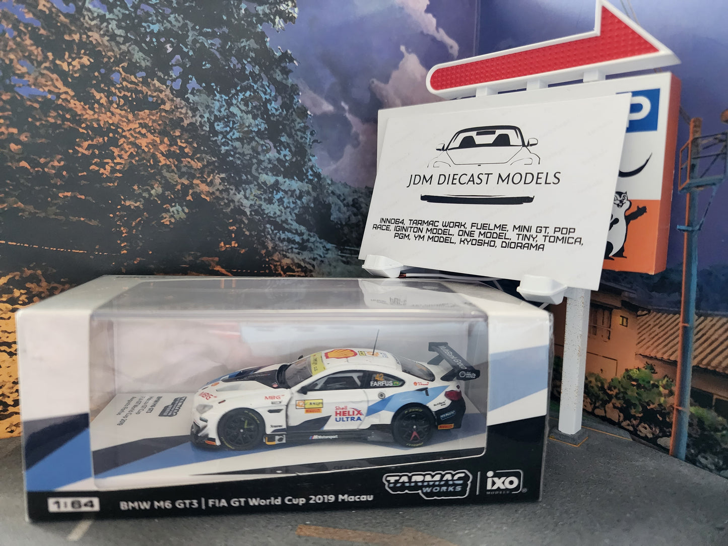 Tarmac Works BMW M6 GT3 FIA GT World Cup 2019 Macau Augusto Farfus T64-020-19MGP42