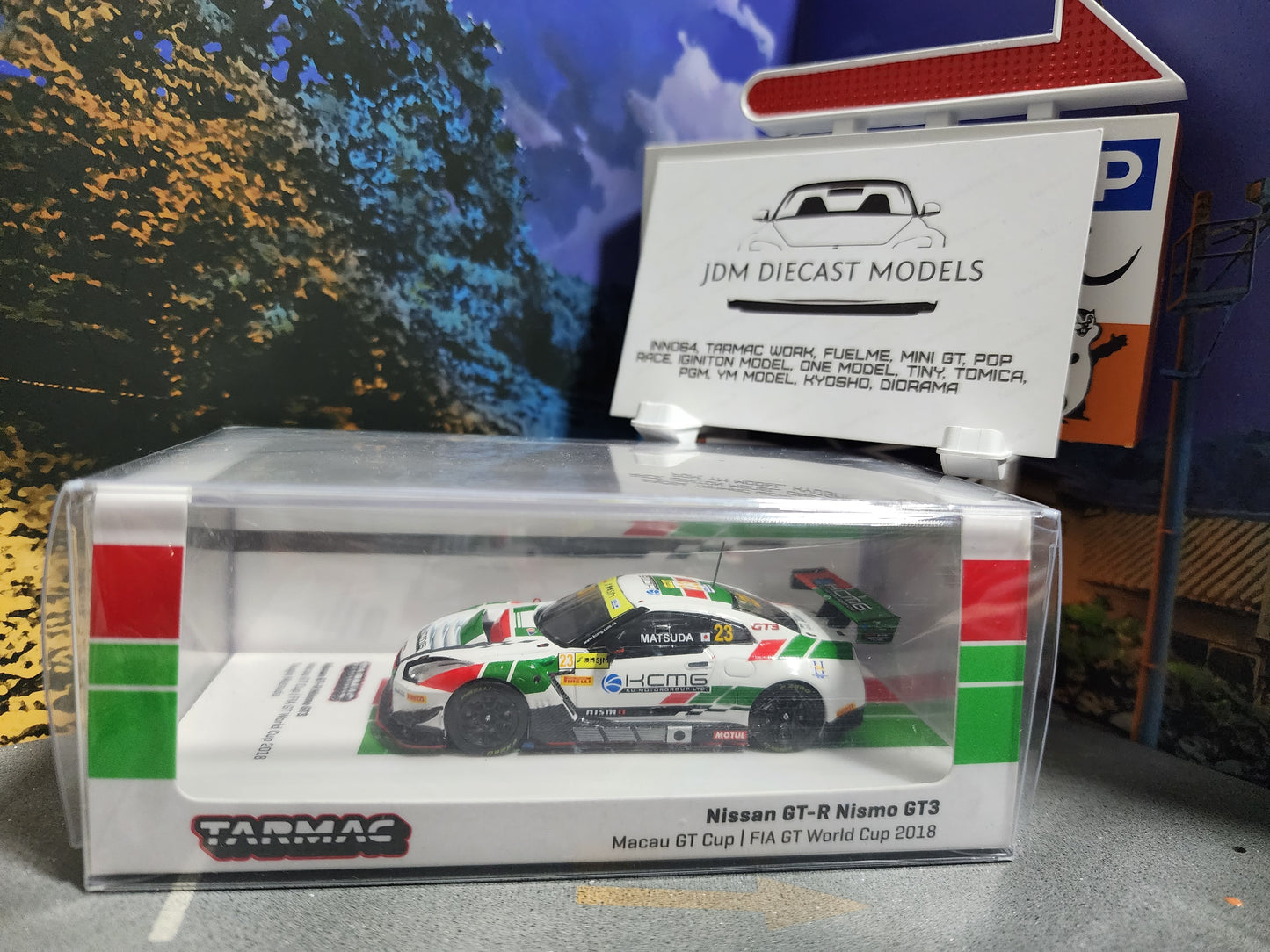 Tarmac Works Nissan GT-R Nismo GT3 Macau GT Cup FIA World Cup 2018 Tsugio Matasuda