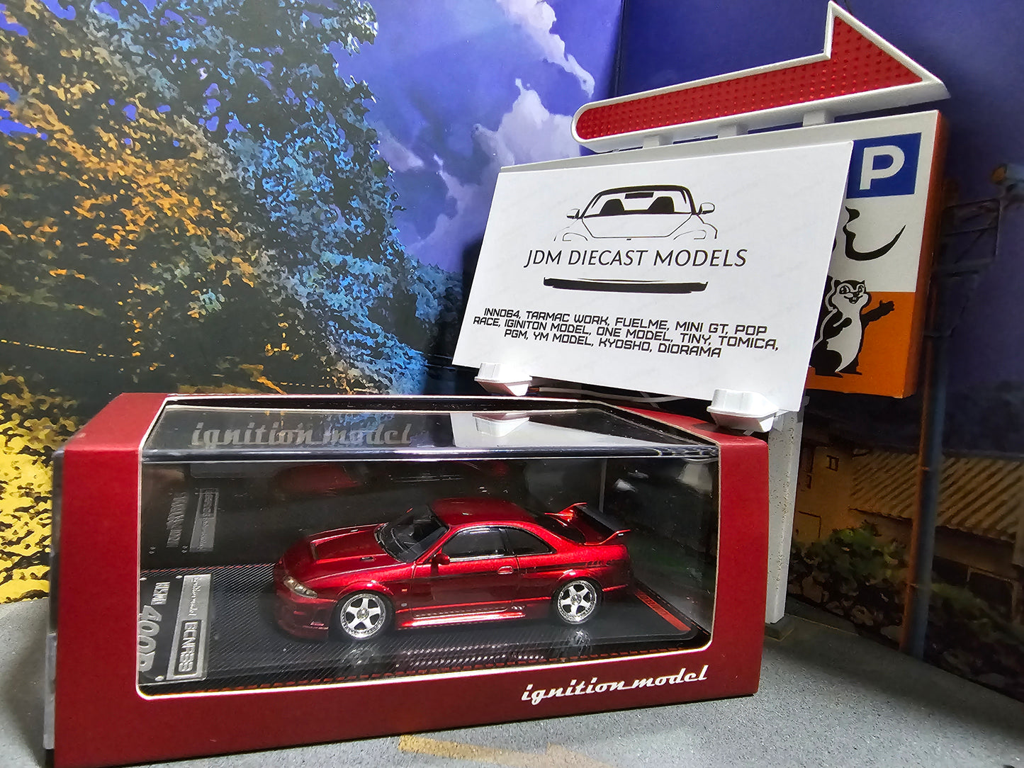Ignition Model Nissan Skyline Nismo R33 GT-R 400R Red IG2503