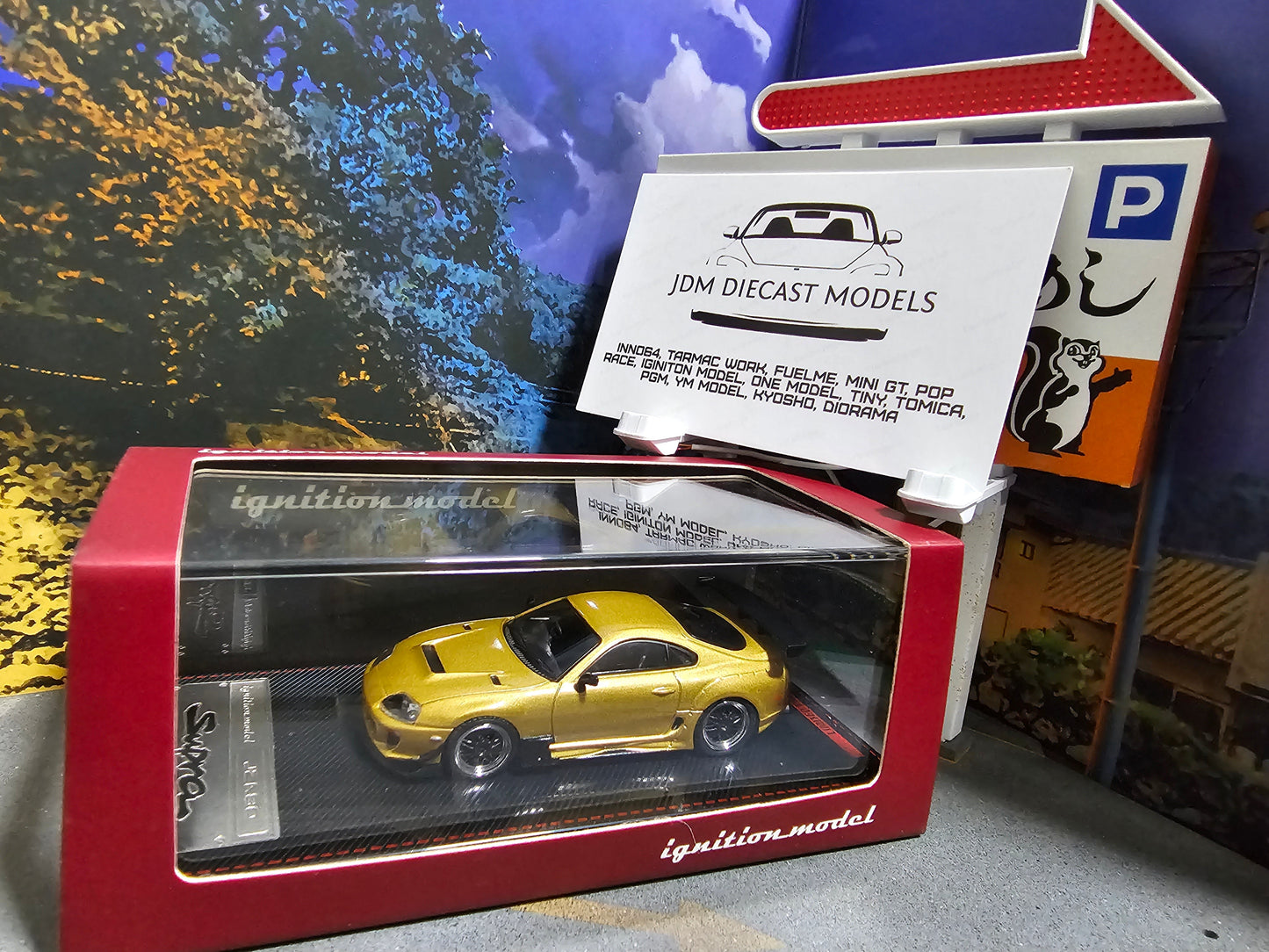 Ignition Models Toyota Supra JZA80 RZ Gold IG1866