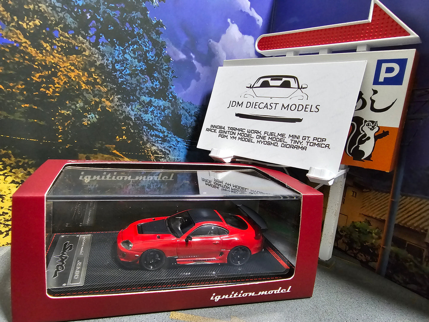 Ignition Models Toyota Supra JZA80 RZ Red IG1862