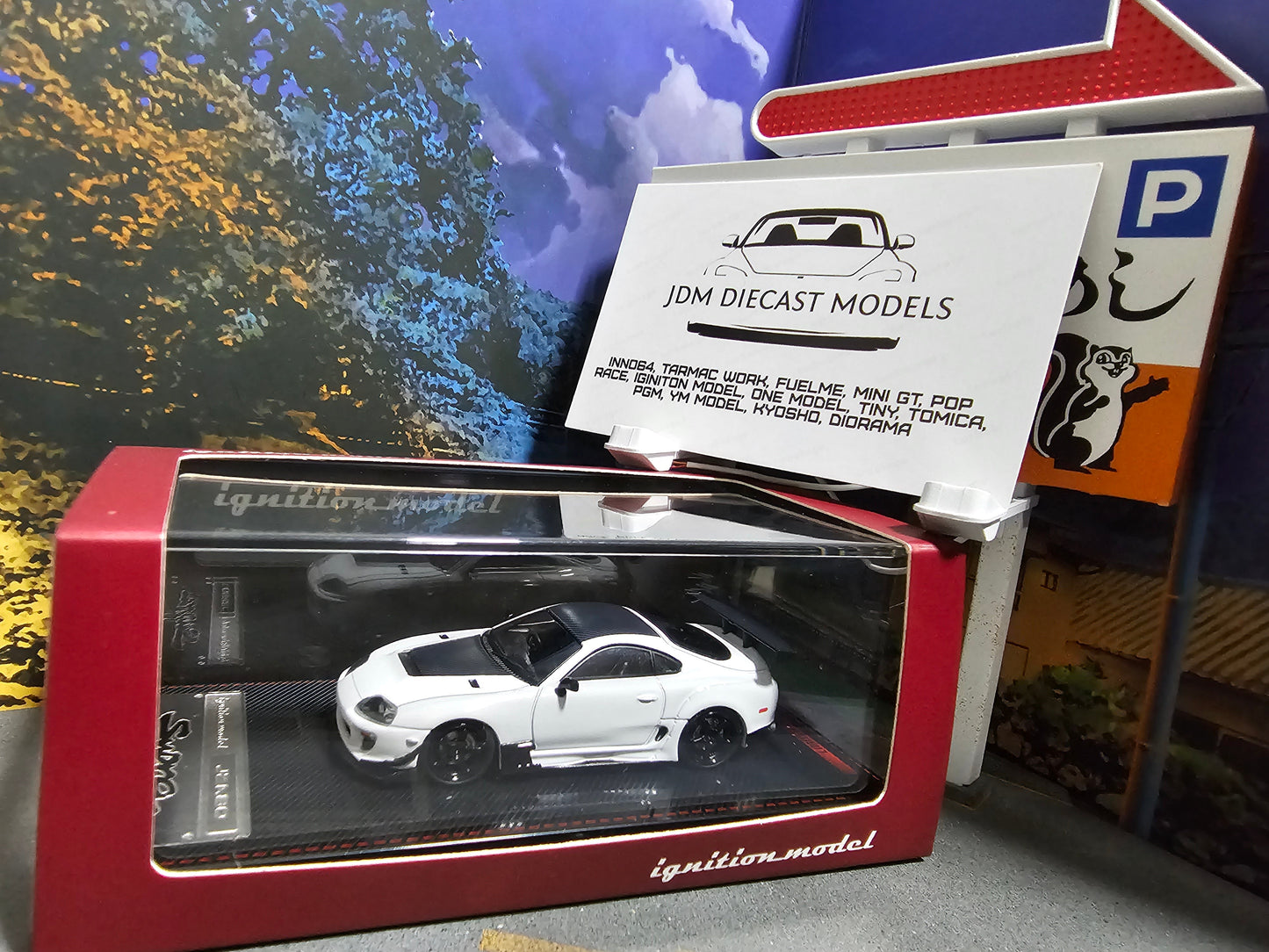 Ignition Models Toyota Supra JZA80 RZ White IG1859