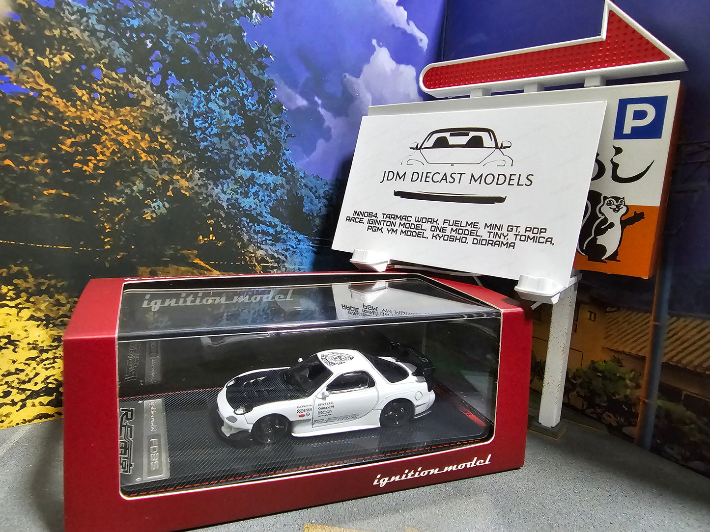 Ignition Models Mazda RX-7 (FD3S) Amemiya White IG1948