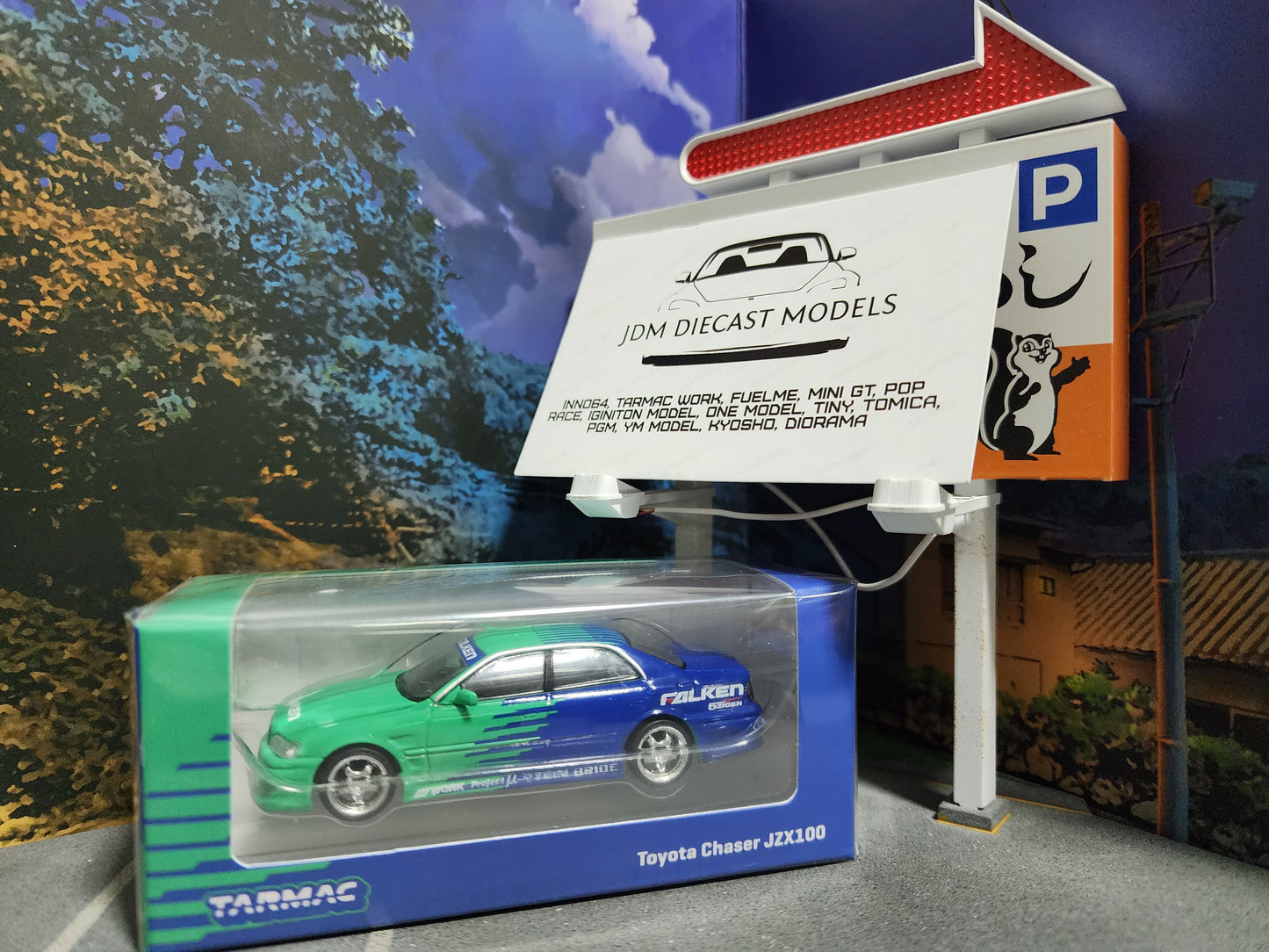 Tarmac Works Toyota Chaser JZX100 Falken