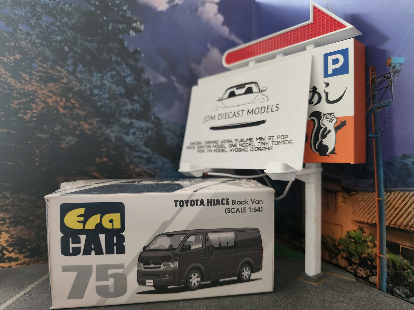 Era Car Toyota Hiace Black Van