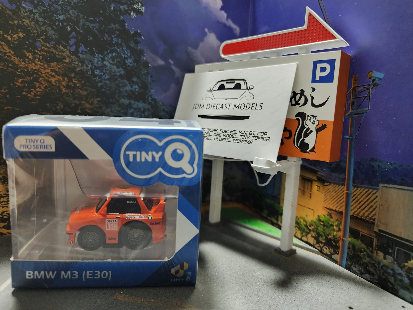 TinyQ BMW M3 (E30) Pull Back DTM #19 Jagermeister TinyQ-04-S5