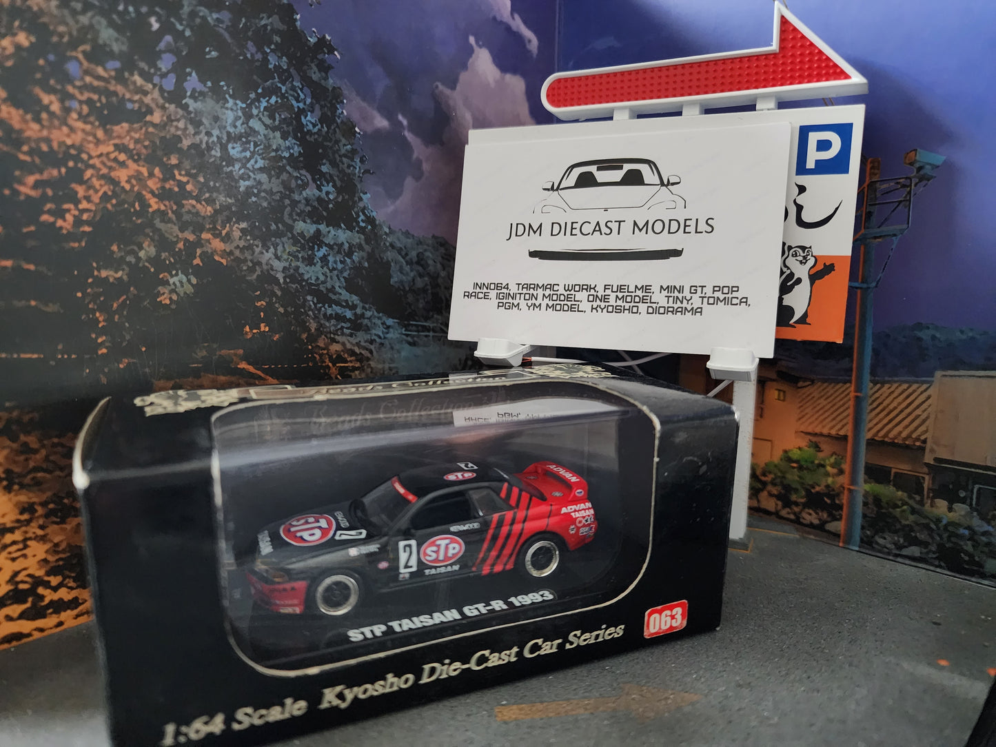 Kyosho Beads Collection Nissan Skyline R32 STP Taisan GT-R 1993