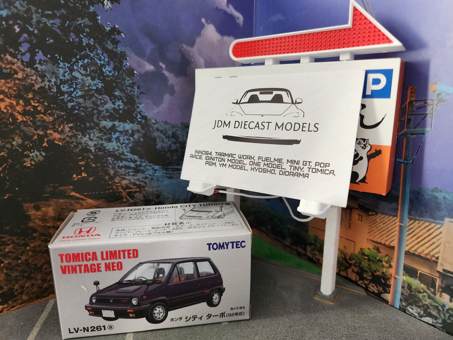 Tomica Limited Vintage Neo LV-N261a Honda City Turbo 1982 Black