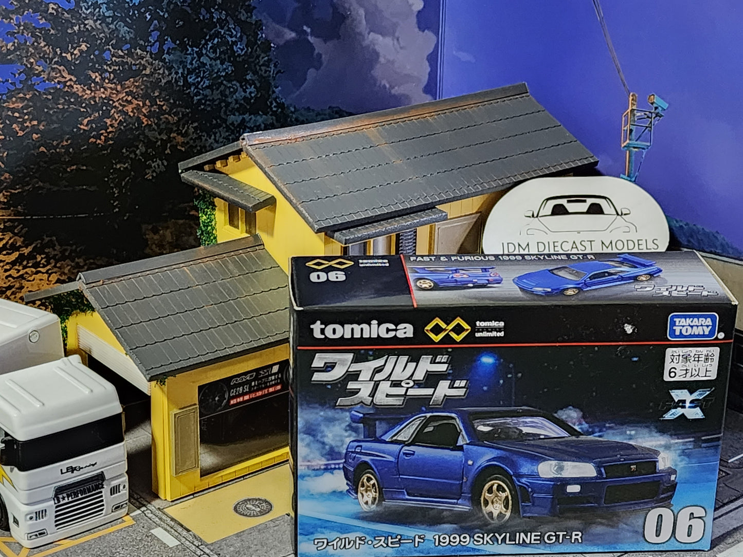 Tomica Unlimited 1996 Nissan Skyline R34 GT-R 06 Japan Stock