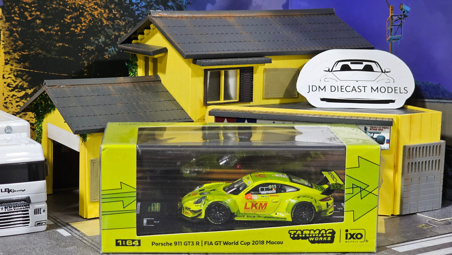 Tarmac Works Porsche 911 GT3 R FIA GT World Cup 2018 Macau Laurens Vanthoor ixo T64-031-18MGP911 LKM