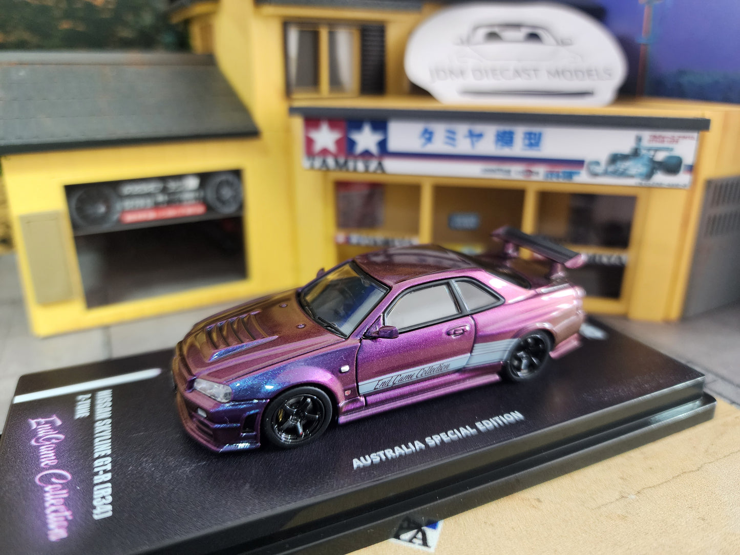 Inno64 Nissan Skyline GT-R R34 Z-tune Magic Purple Endgame Collection