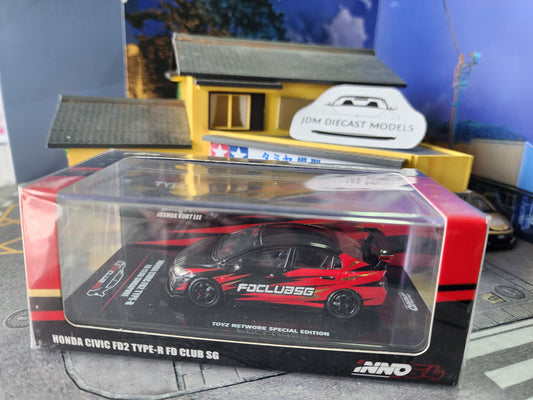 Inno64 Honda Civic FD2 Type-R FD CLUB Singapore TN Special Event Edition