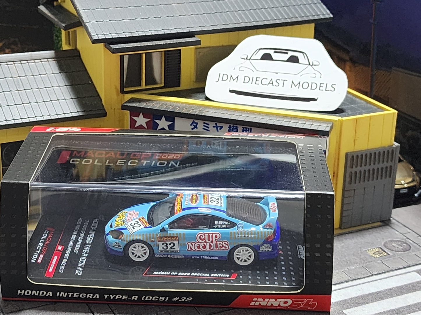 Inno64 Honda Integra DC5 778 AutoSport Cup Noodles Macau Special #32 IN64-DC5-MGP20CN