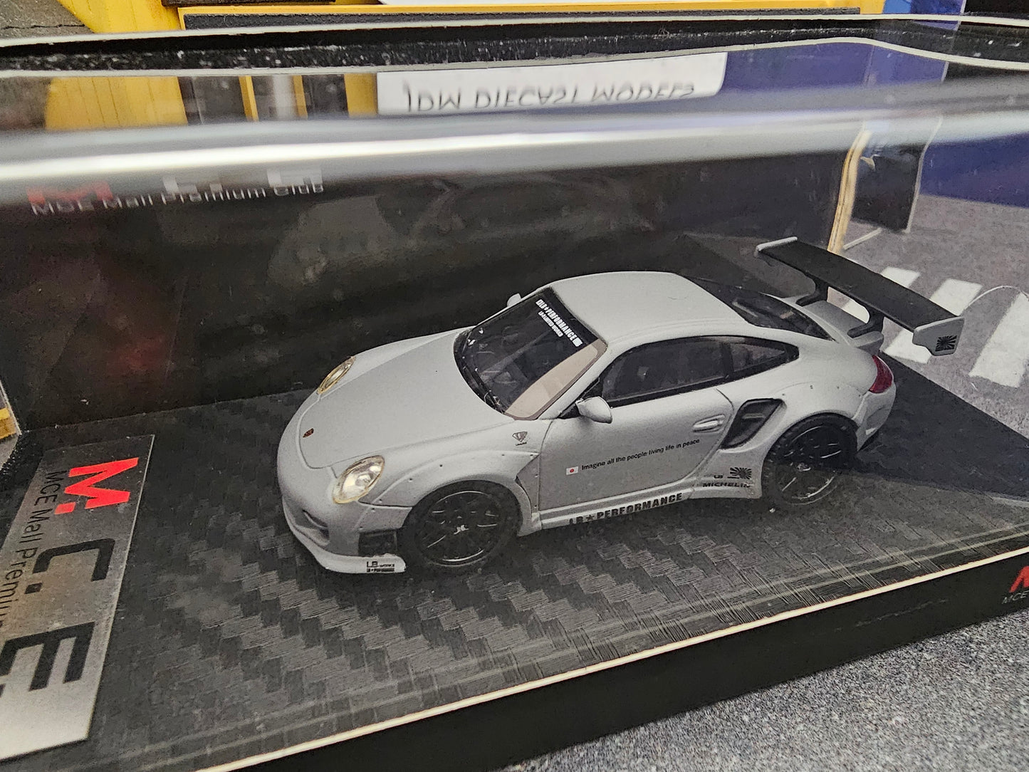 MCE 1/64 Liberty Walk LB Works Porsche 911 997 Grey