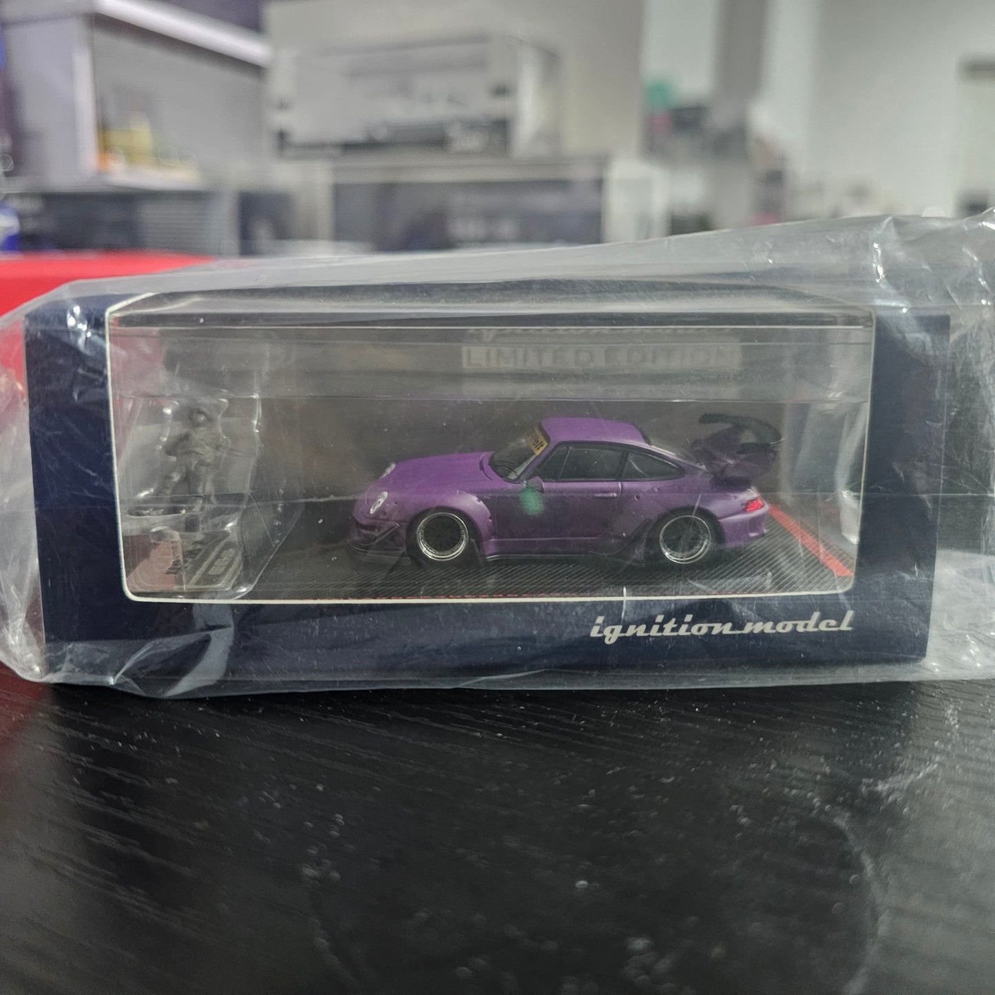 Ignition Model 1/64 Porsche RWB 993 Matte Purple With Mr.Nakai