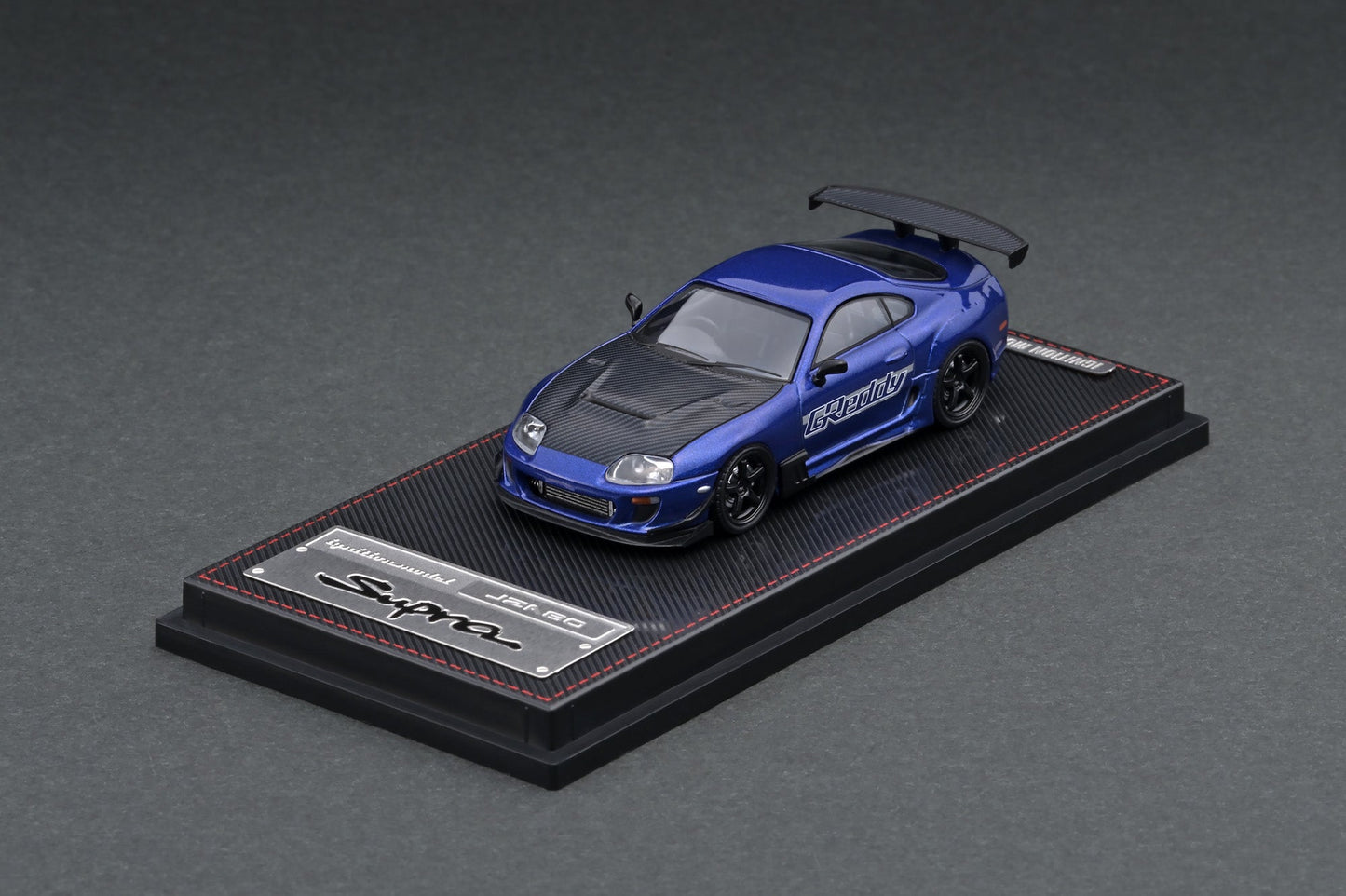 Ignition Models Toyota Supra JZA80 RZ Blue Metallic GReddy Ver. IG2239