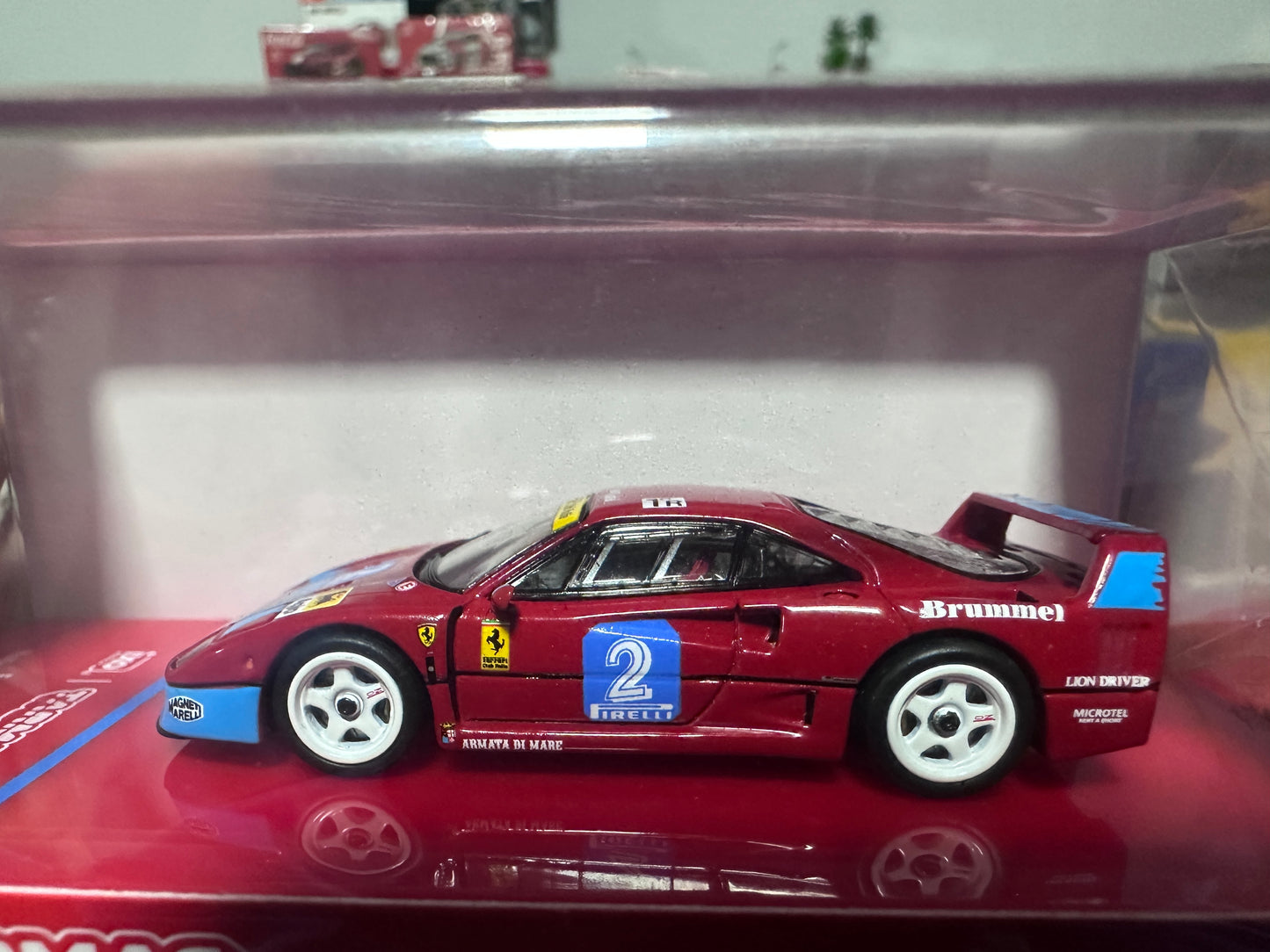 Tarmac Works Ferrari F40 GT Italian GT Championship 1992 Pierre-Alexandre Popoff