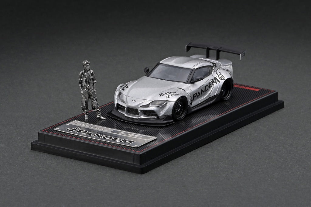 Ignition Model PANDEM Supra (A90) Silver With Mr. Miura IG2338