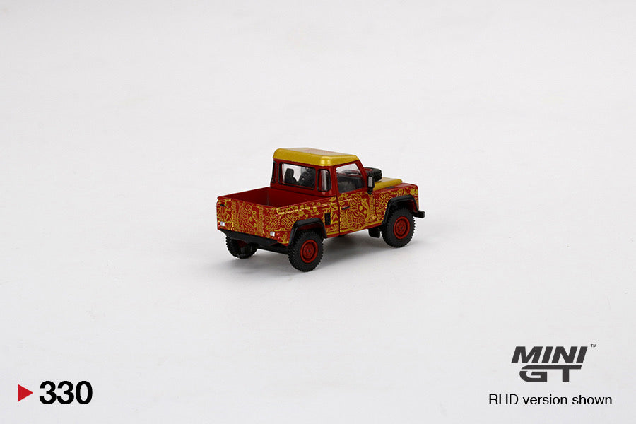 Mini GT Land Rover Defender 90 Pickup 2022 Chinese New Year Hong Kong Exclusive MGT00330-R