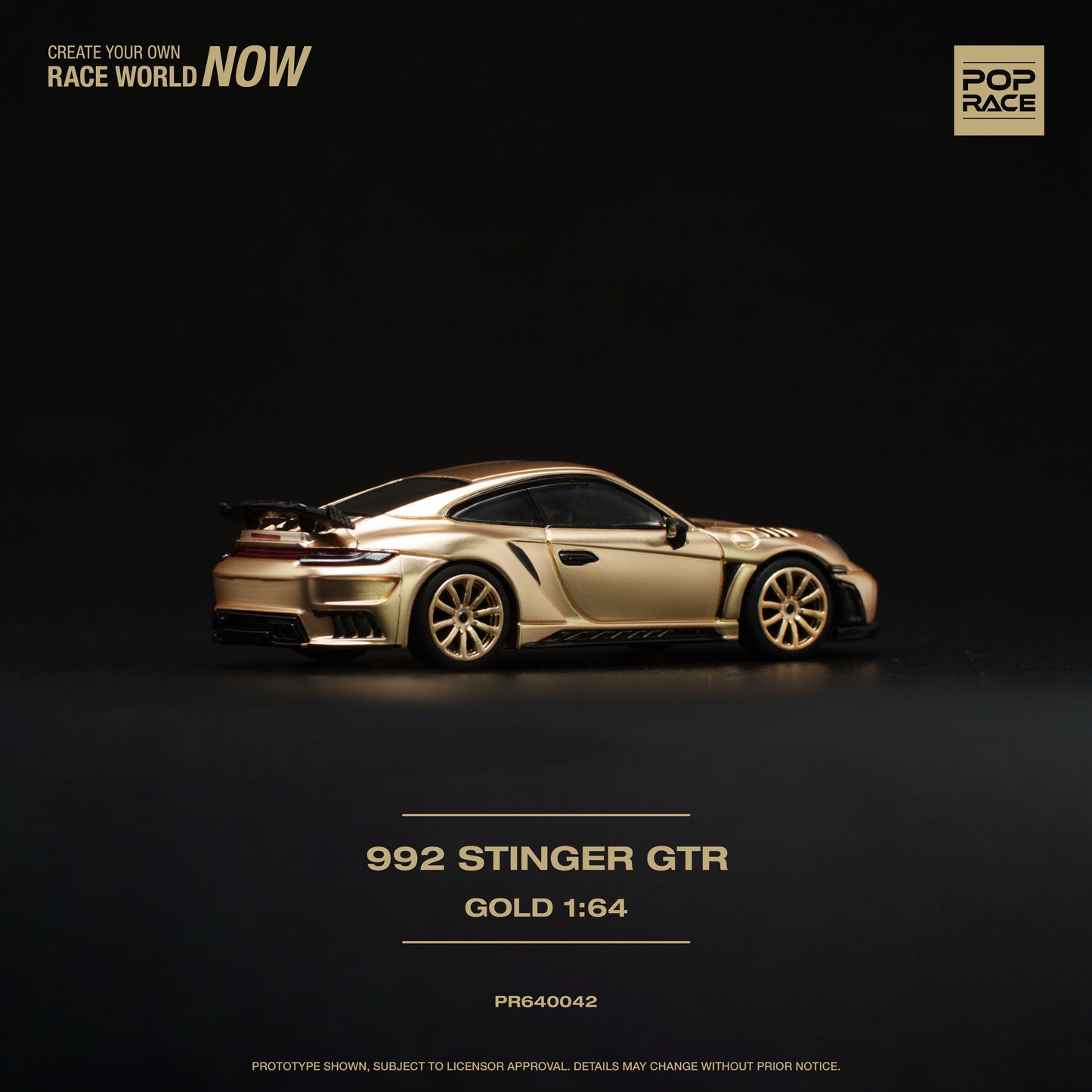 POPRACE 1/64 STINGER 992 GOLD