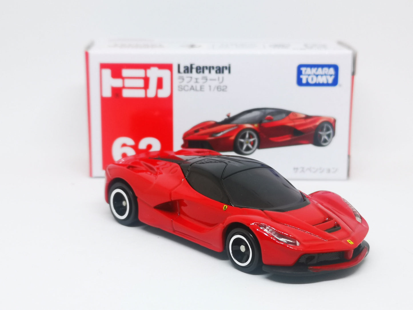 Takara Tomy Tomica No.62 Ferrari LaFerrari Red