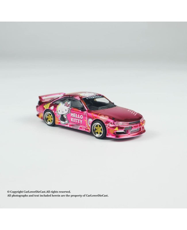 Tarmac Work VERTEX Silvia (S14) Hello Kitty Pink Chrome T64G-018-HK2