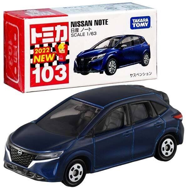 Takara Tomy Tomica No. 103 Nissan Note Blue 2022 First Release