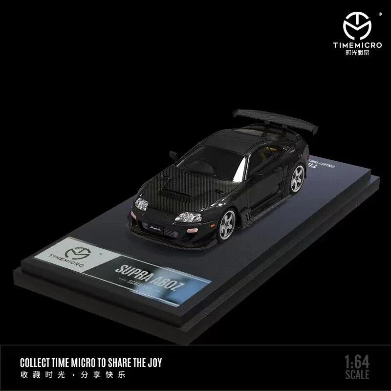 TimeMicro 1/64 Toyota Supra A80Z Black