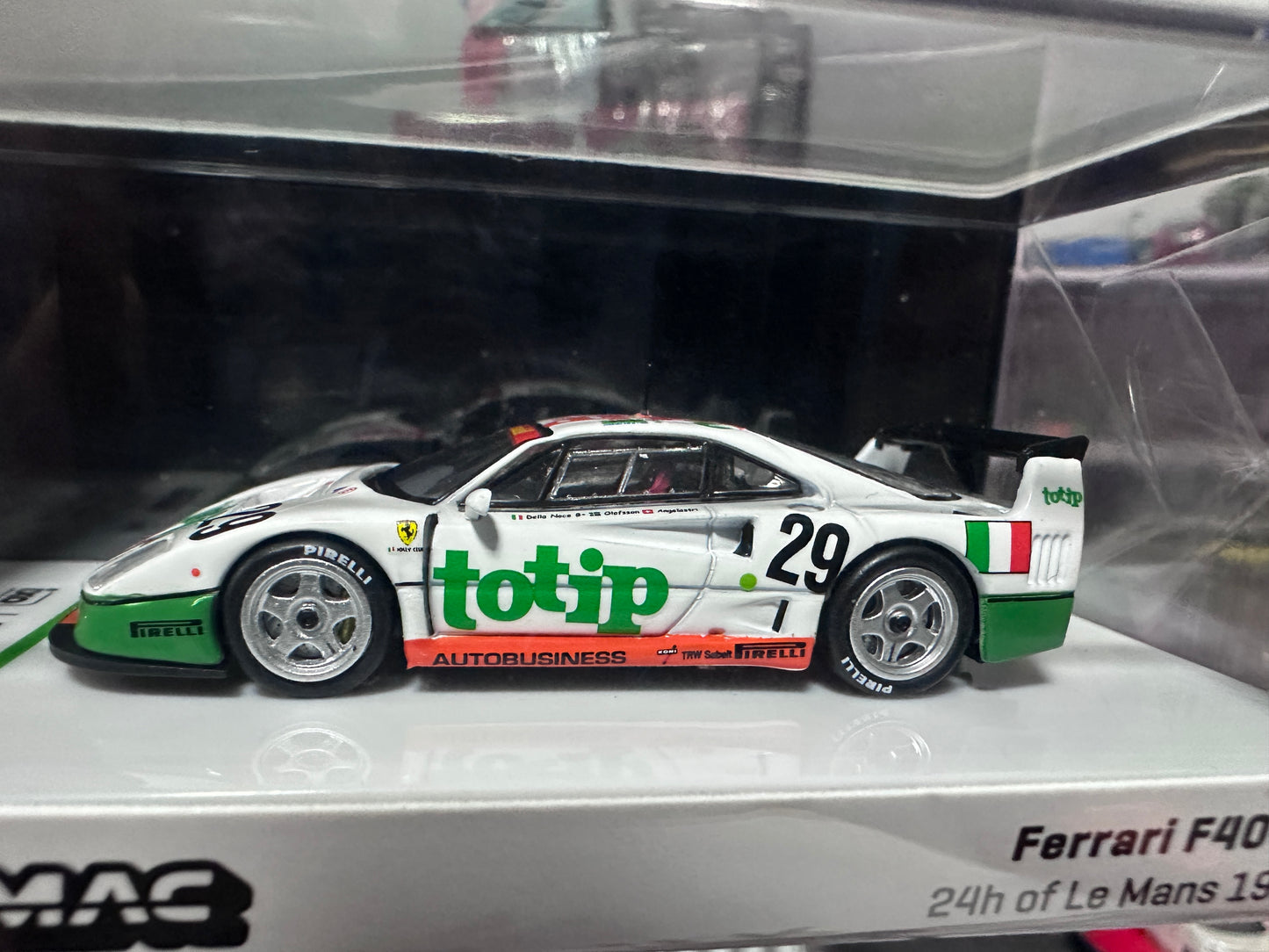 Tarmac Works Ferrari F40 LM 24hr of Le Mans 1994 A. Olofsson S. Angelastri L. Della Noce