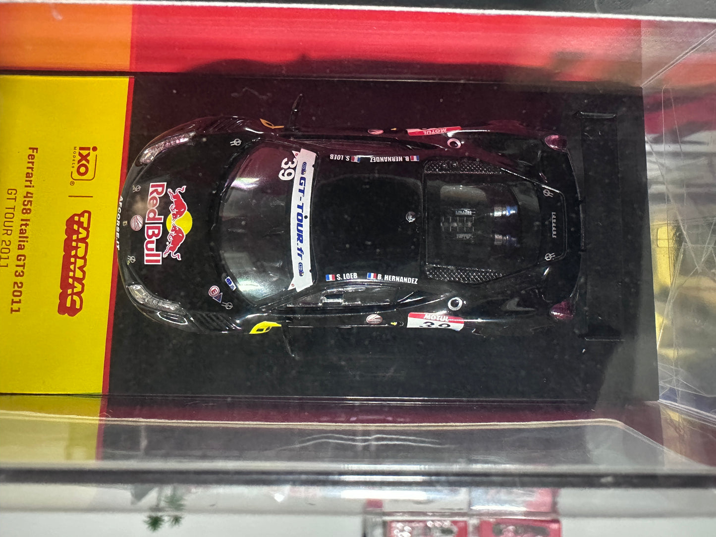 Tarmac Works Ferrari 458 Italia GT3 2011 GT TOUR 2011 S. Loeb B. Hernandez