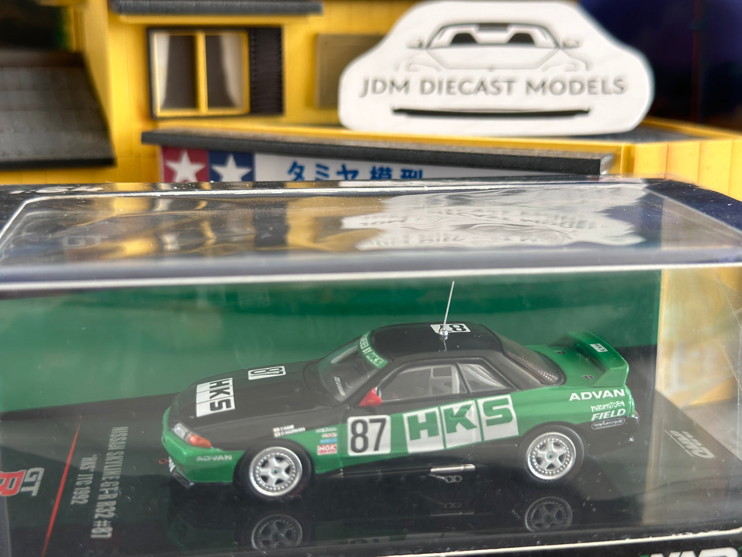 INNO64 1/64 NISSAN SKYLINE GT-R R32 #87 HKS JTC 1992 Very Rare