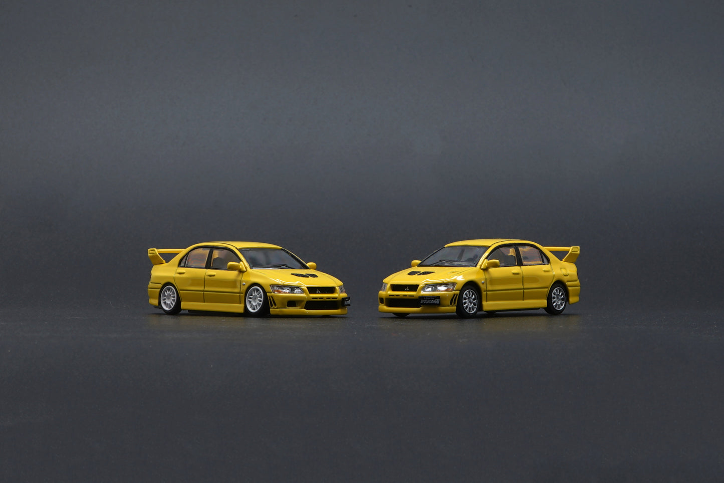 BM Creations Mitsubishi Lancer Evolution VII Yellow 64B0084