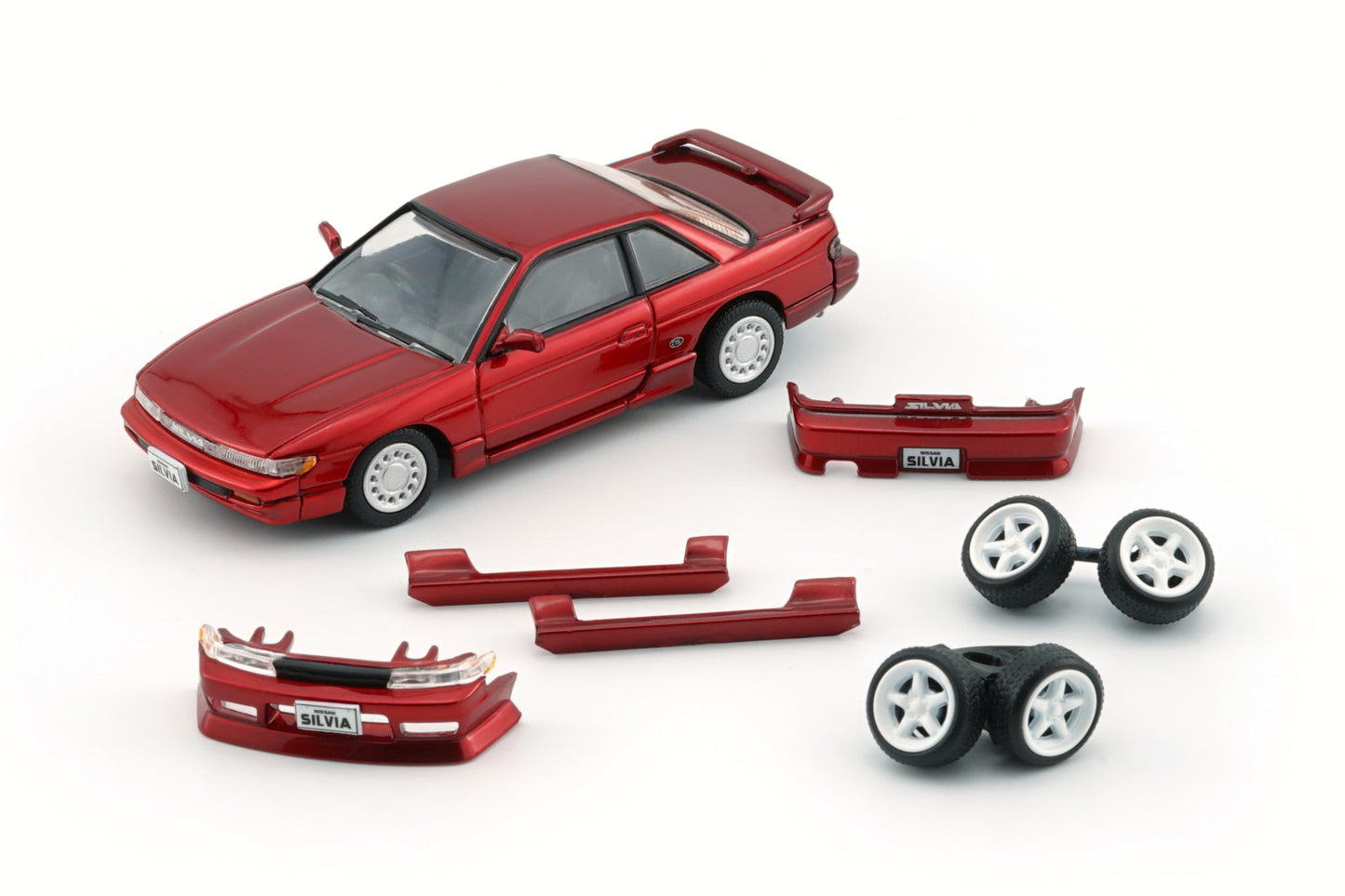 BM Creations Nissan Silvia S13 Metallic Red (RHD) 64B0300