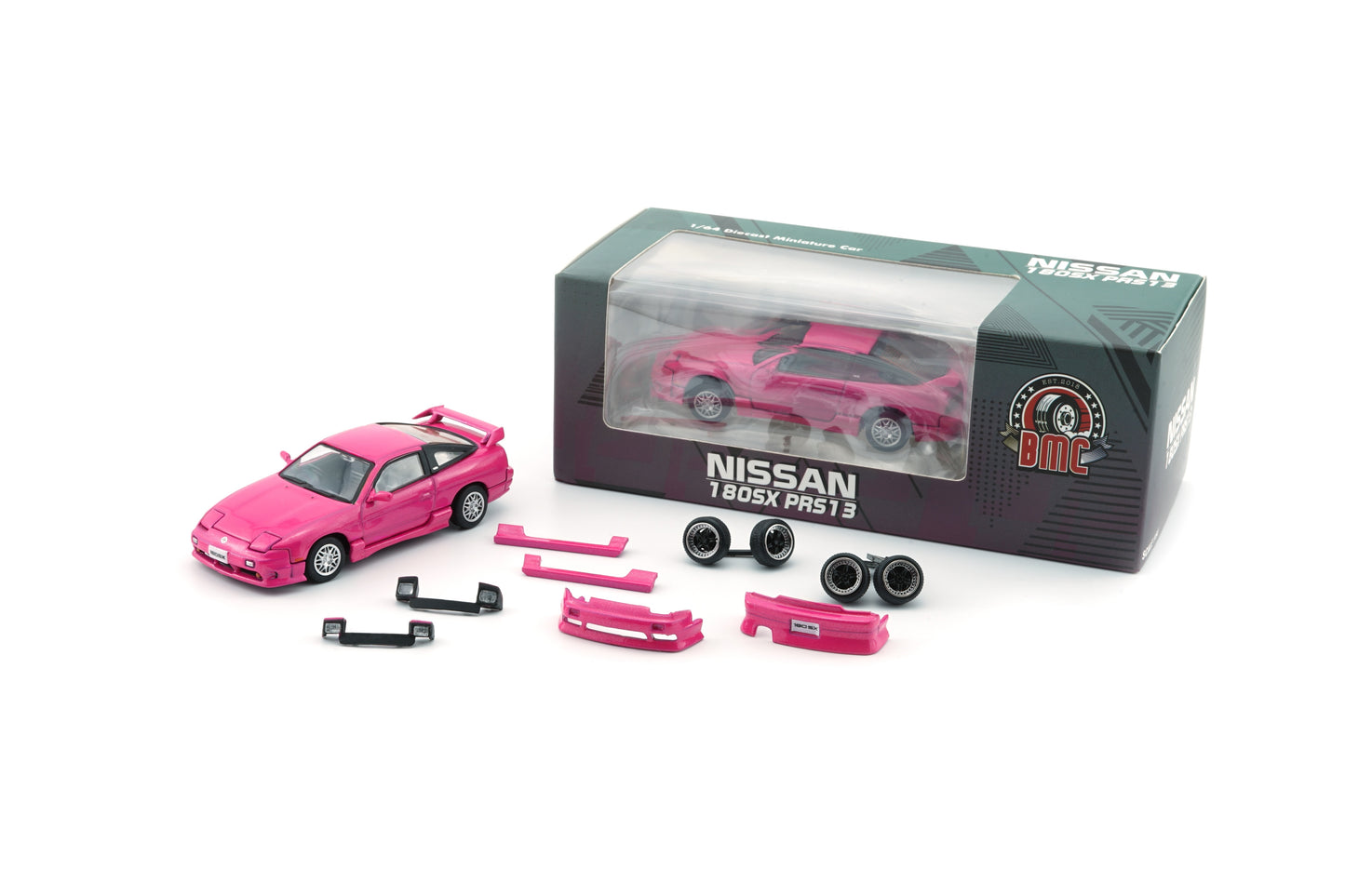 BM Creations Nissan 180SX PRS13 Metallic Pink (RHD) 64B0307