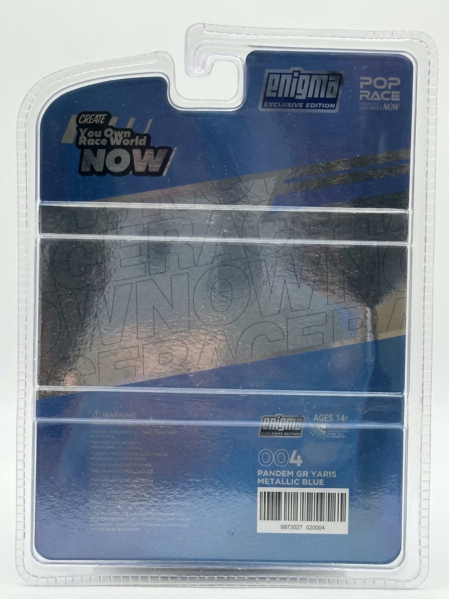 PopRace * Enigma Pandem GR YARIS Metallic Blue PRE004