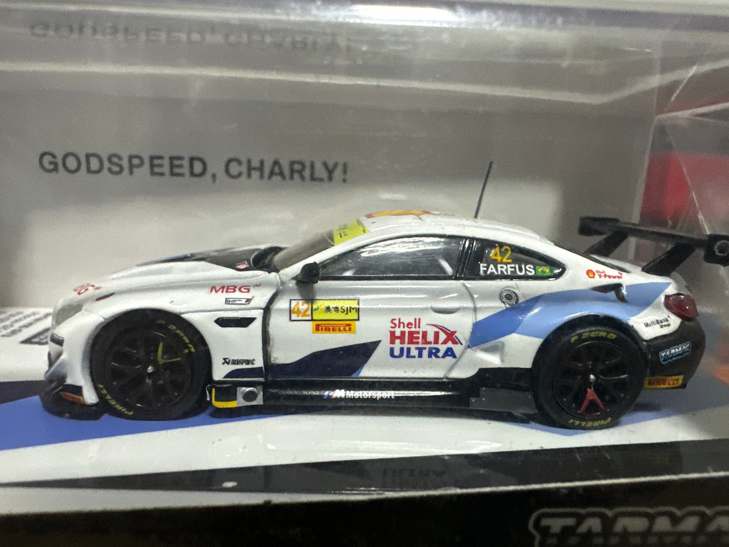Tarmac Works BMW M6 GT3 FIA GT World Cup 2019 Macau Augusto Farfus T64-020-19MGP42