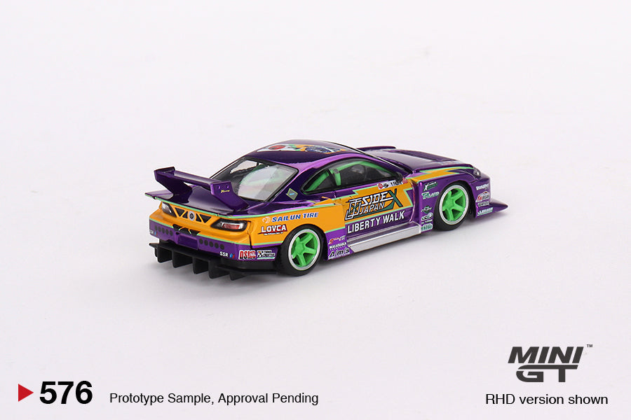 Mini GT LB-Super Silhouette Nissan S15 SILVIA #555 2022 Formula Drift Japan MGT00576