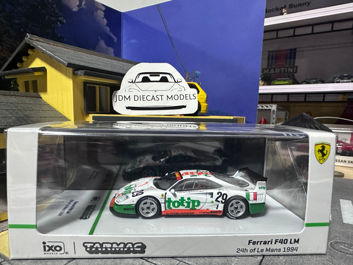 Tarmac Works Ferrari F40 LM 24hr of Le Mans 1994 A. Olofsson S. Angelastri L. Della Noce