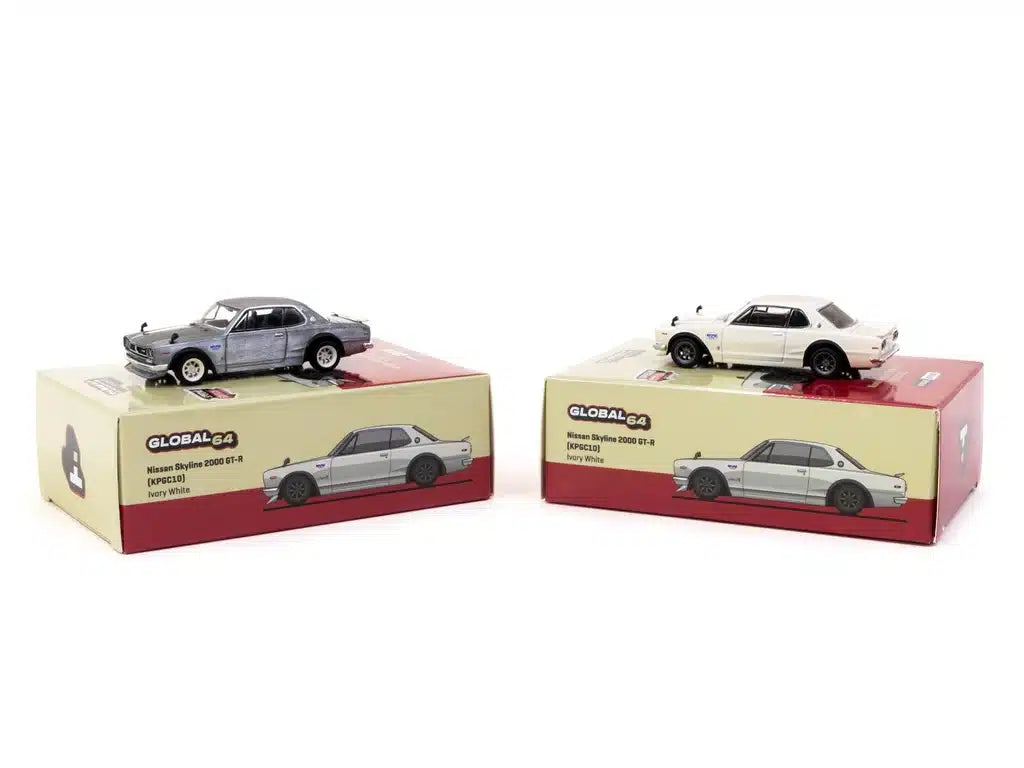 Preorder Chase Tarmac Works Nissan Skyline 2000 GT-R (KPGC10) White Special Edition